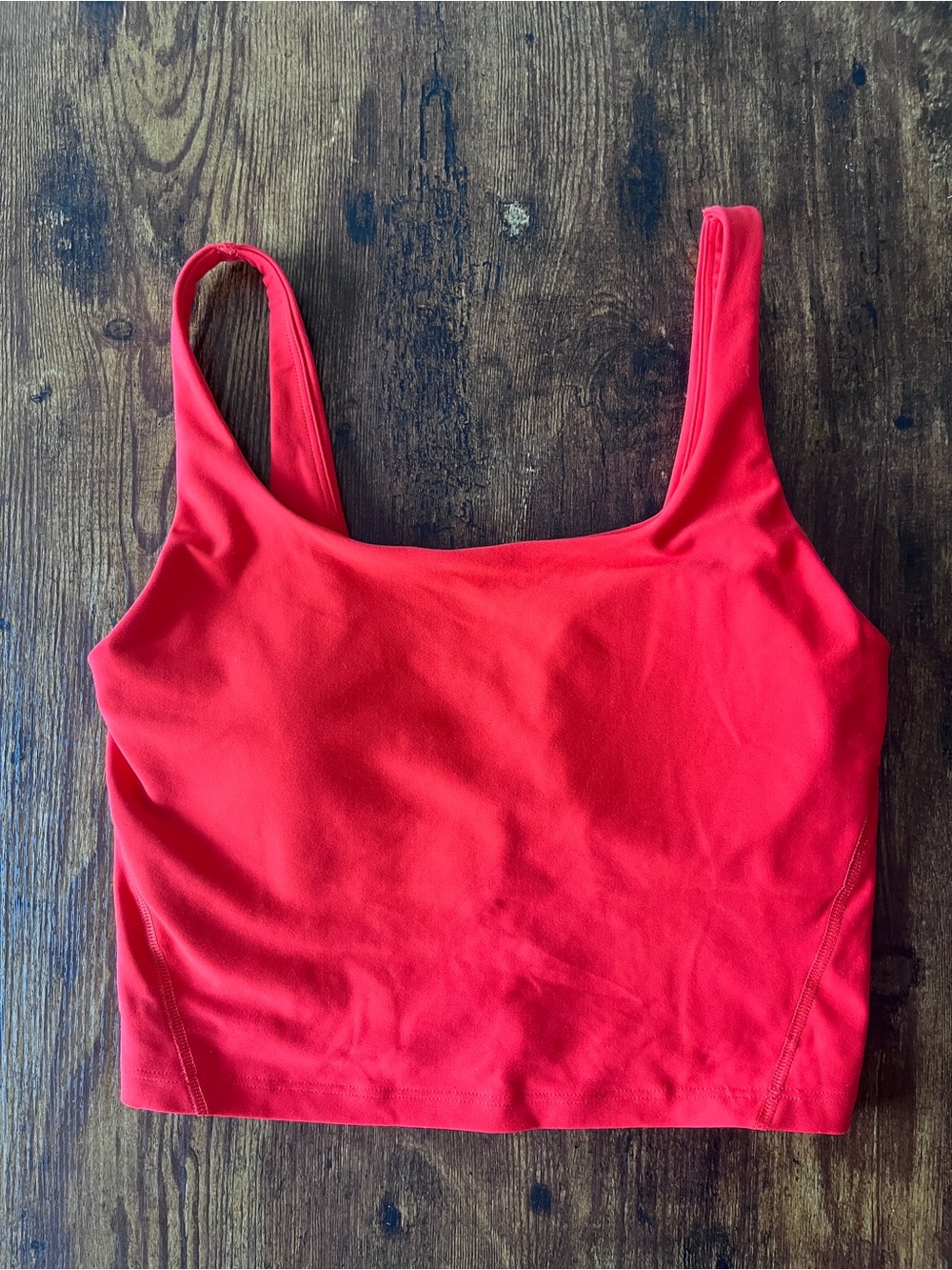 Red Women's Tank Crop Top